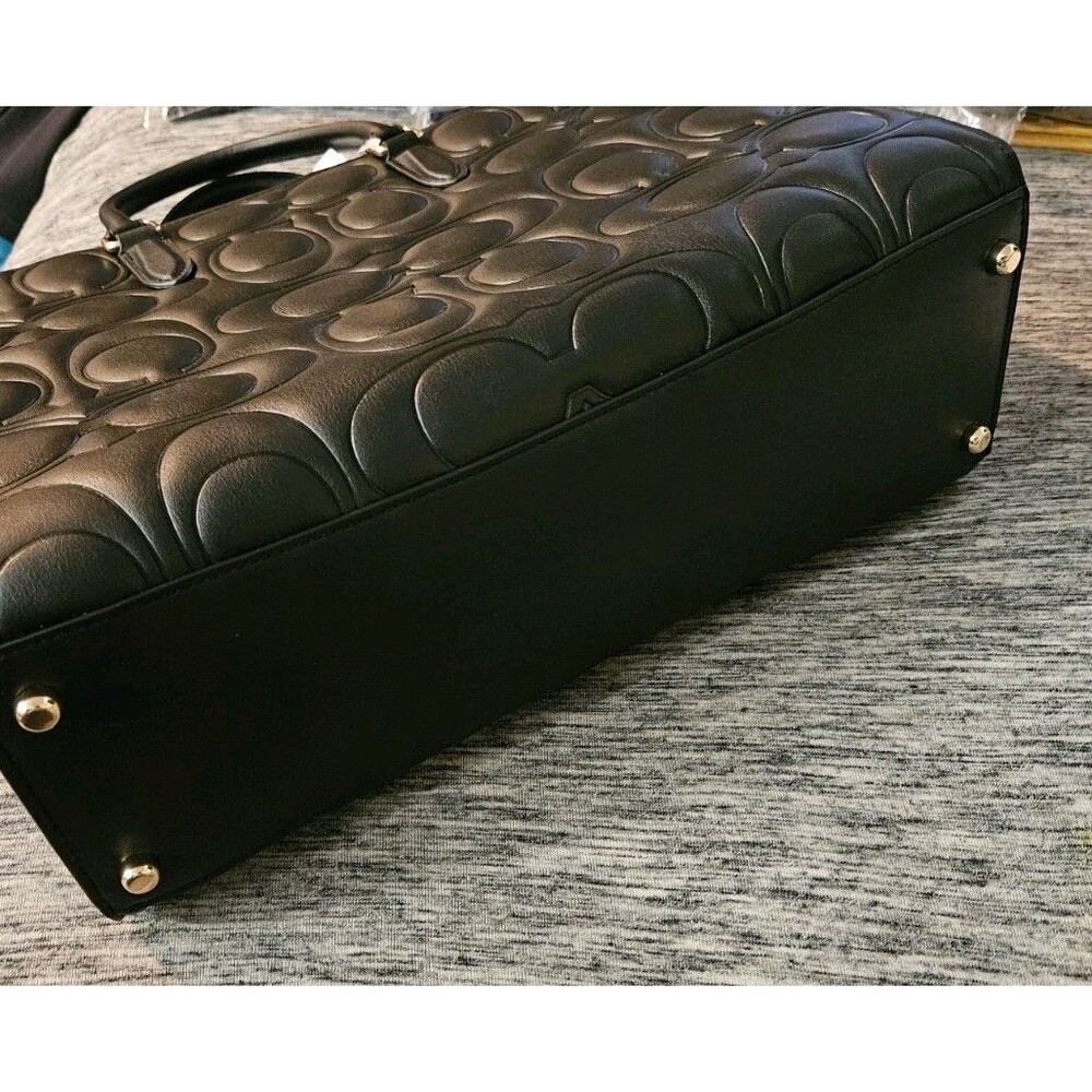 Coach Maggie Tote Bag In Signature Leather  New With Tags - Picture 8 of 12